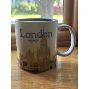 Starbucks LONDON Global Icon City Collector Series 2010 Coffee Mug Cup 16 oz